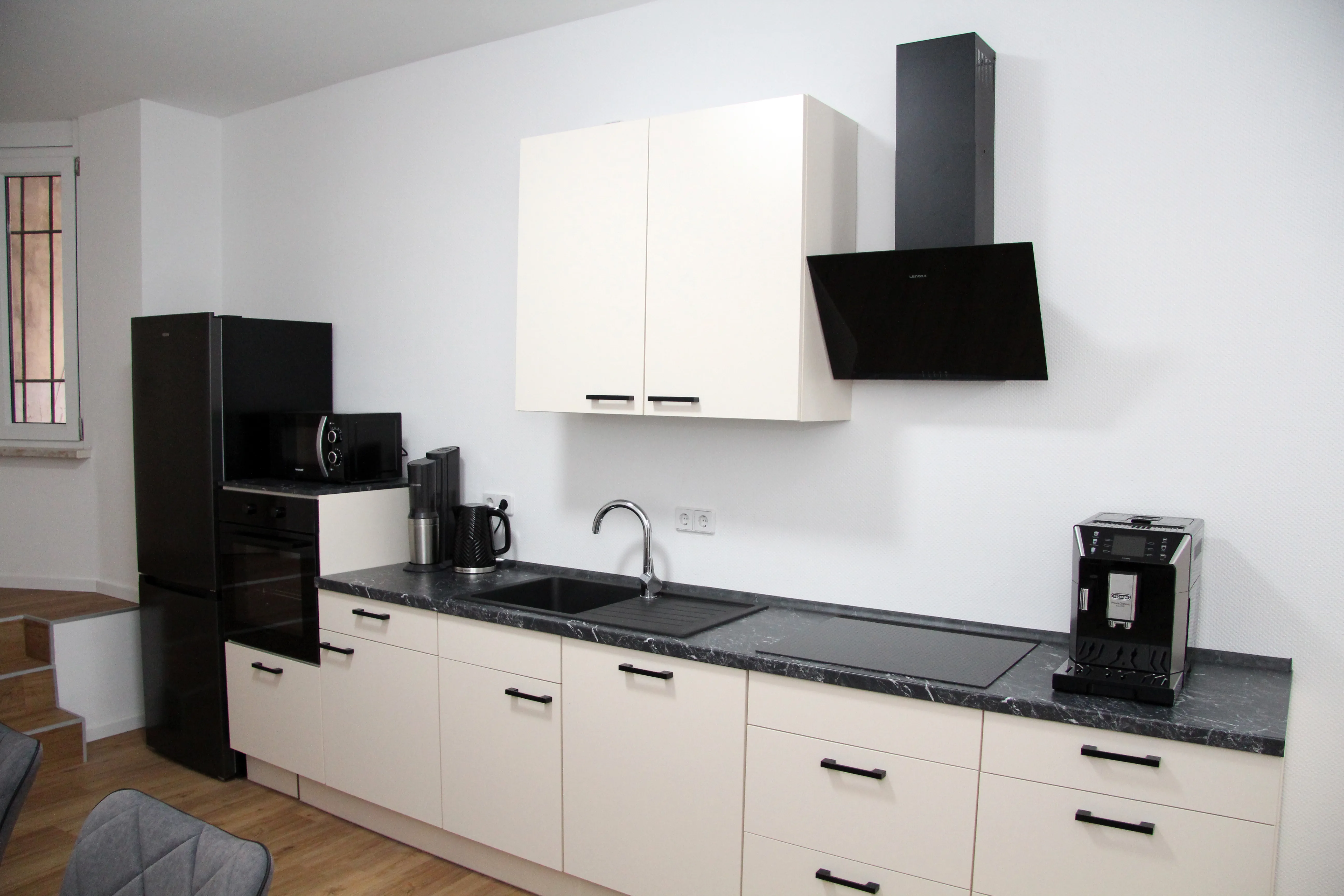 Professionell montierte Einbauküche